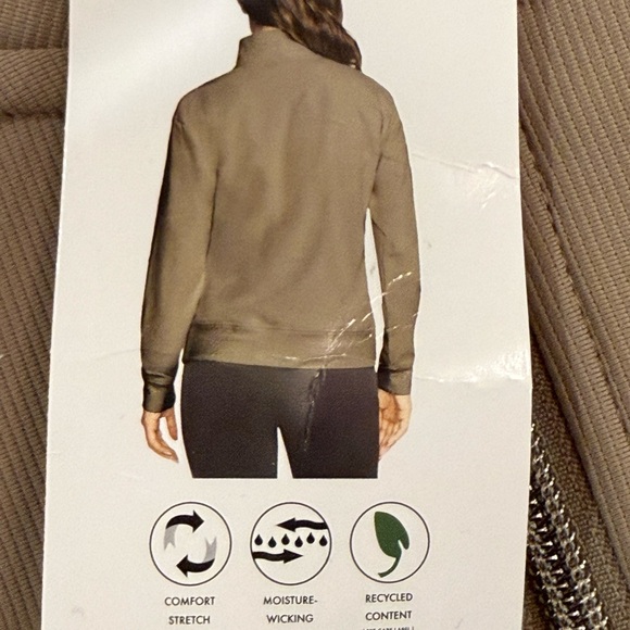 Skechers Women's Ribbed Quarter Zip-Up Jacket - Picture 6 of 7